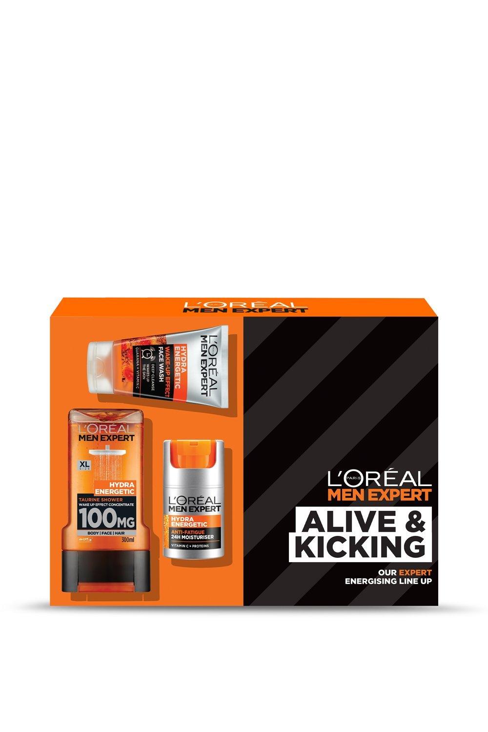 Skin Men Expert Alive Kicking Piece Gift Set L Or Al Paris