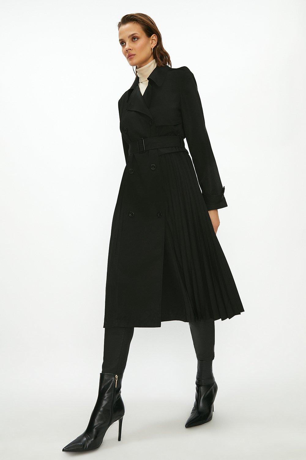 Wallis clearance pleated coat