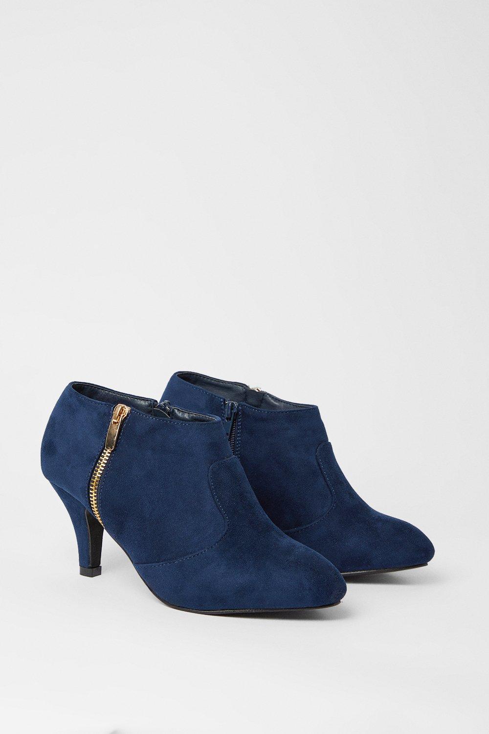 Wallis navy ankle on sale boots