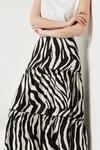 Wallis Zebra Tiered Midi Skirt thumbnail 4