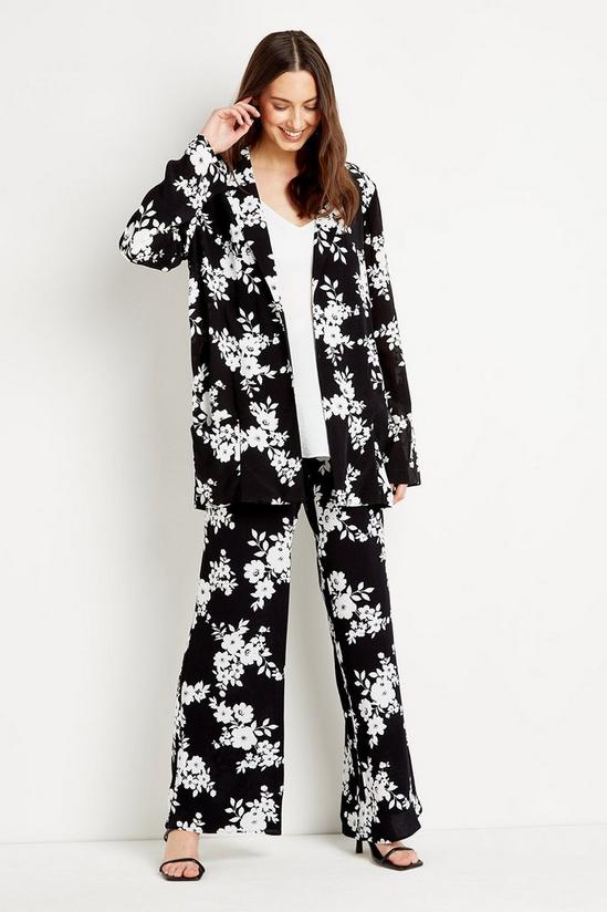 Wallis Tall Shadow Floral Relaxed Jacket 2
