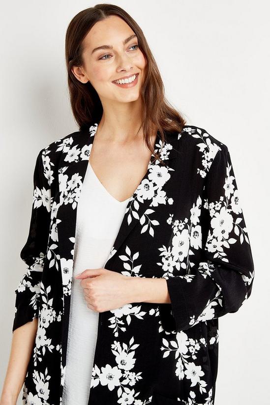 Wallis Tall Shadow Floral Relaxed Jacket 4