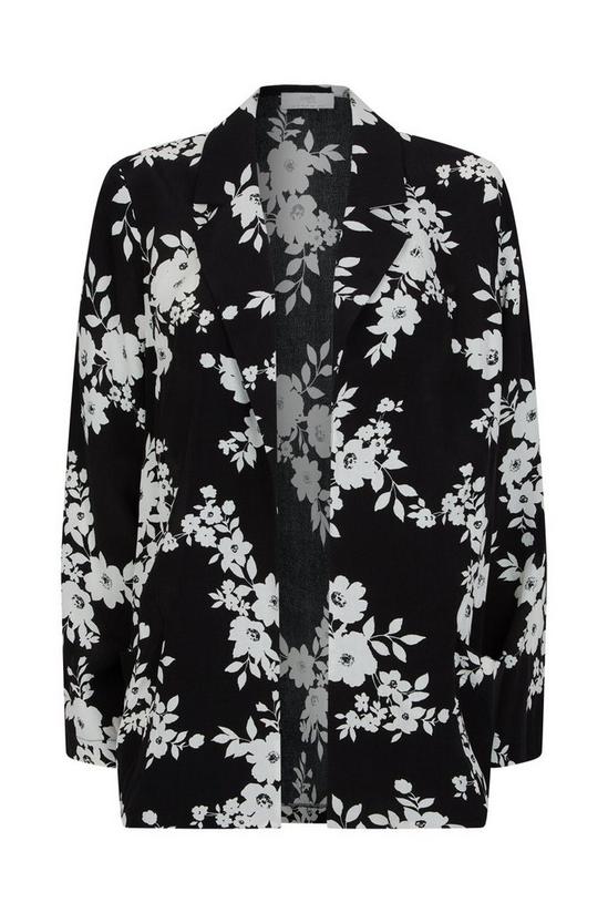 Wallis Petite Shadow Floral Relaxed Jacket 5