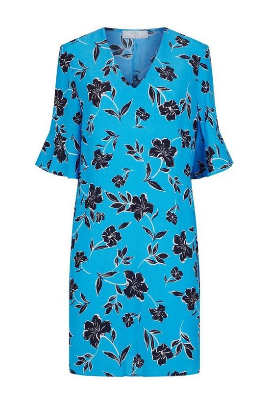 Wallis Petite Blue Floral Shift Dress 5