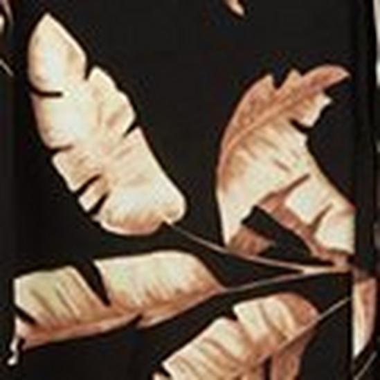 Wallis Black Palm Leaf Sundress 5