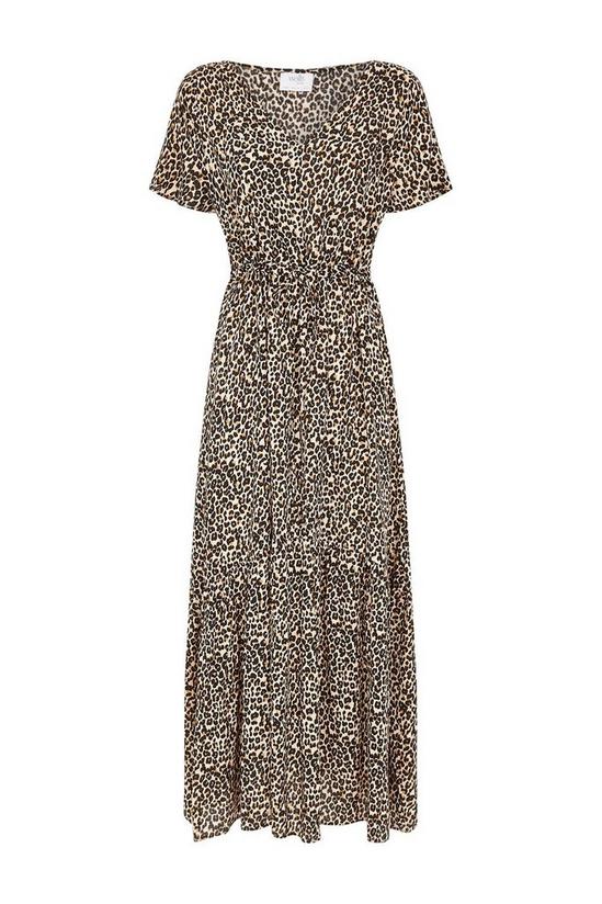 Wallis Animal Relaxed Tiered Maxi Dress 5