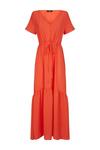 Wallis Red Relaxed Tiered Maxi Dress thumbnail 5