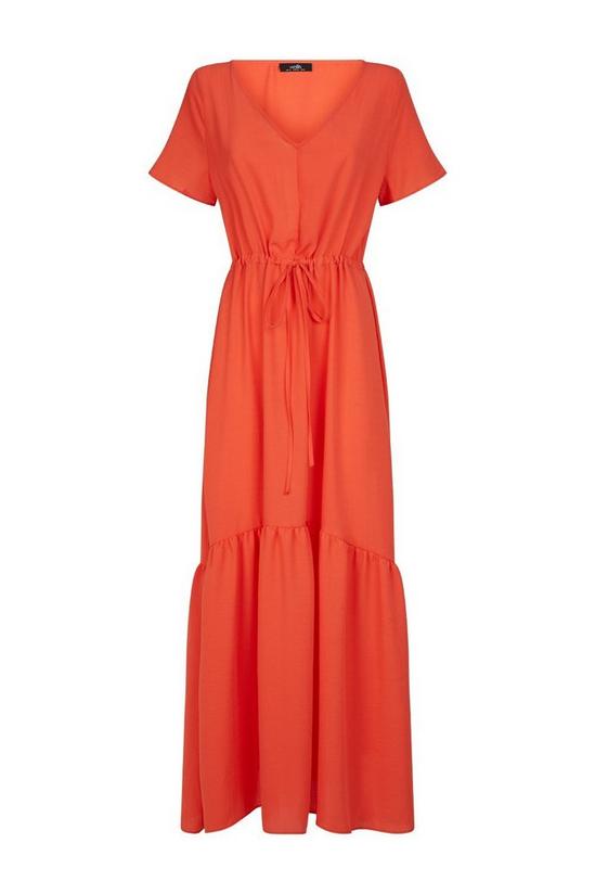Wallis Red Relaxed Tiered Maxi Dress 5