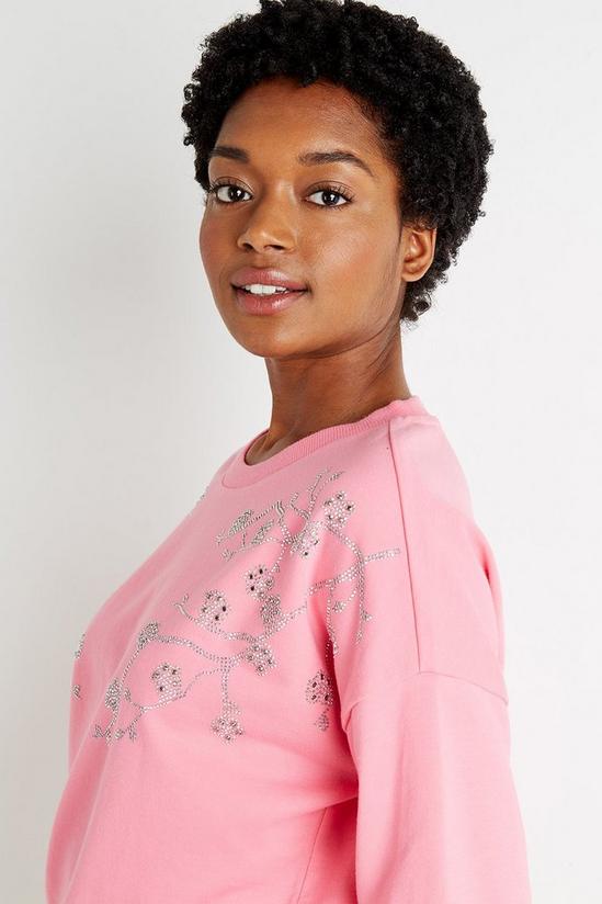 Wallis Embellished Blossom Sweatshirt 4