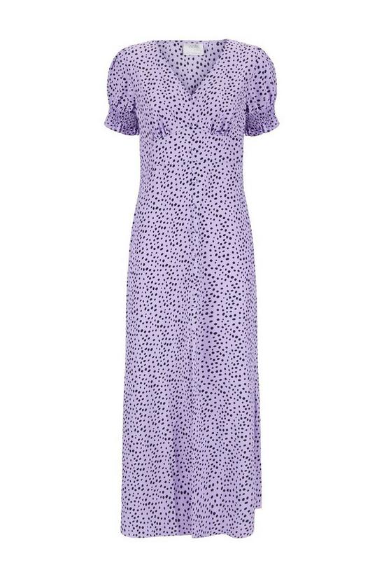 Wallis Petite Lavender Spot Maxi Dress 5