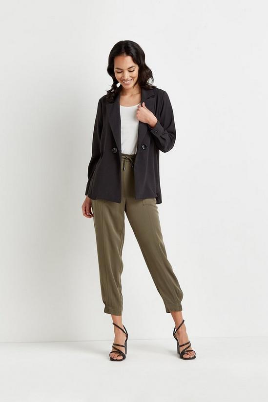 Wallis Petite Relaxed Double Breasted Blazer 1