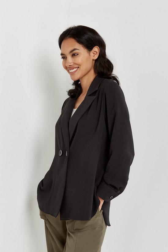 Wallis Petite Relaxed Double Breasted Blazer 2