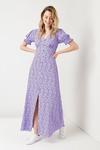 Wallis Lavender Spot Maxi Dress thumbnail 2