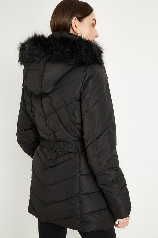 Wallis Tall Belted Short Padded Coat 3