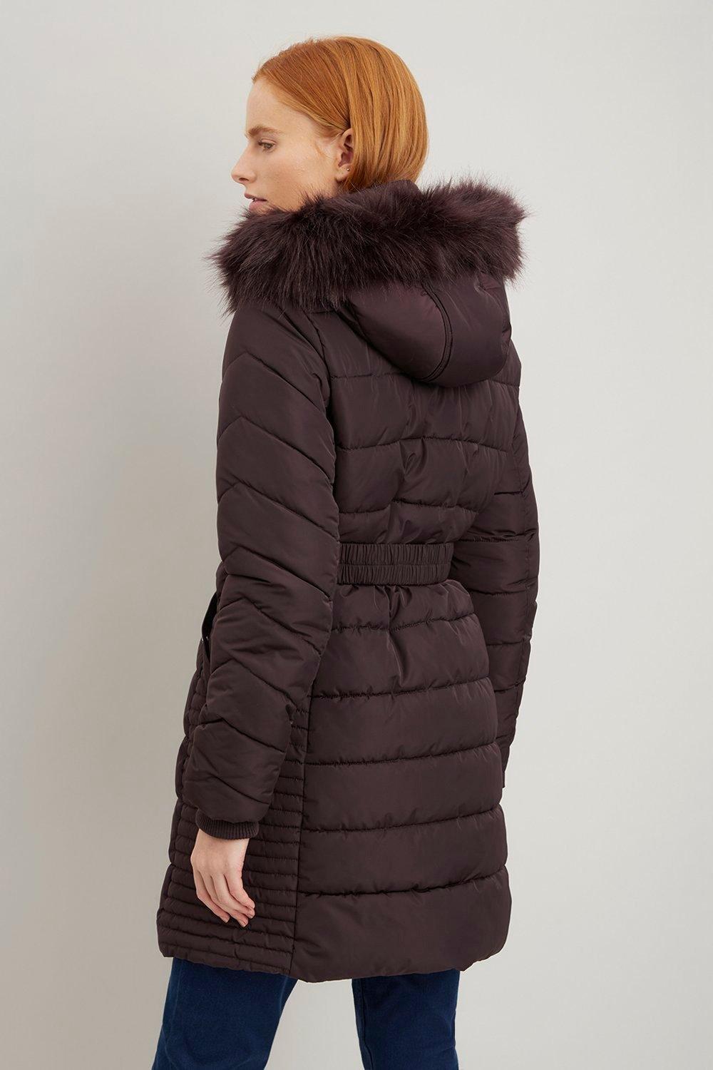 Wallis black hot sale padded coat