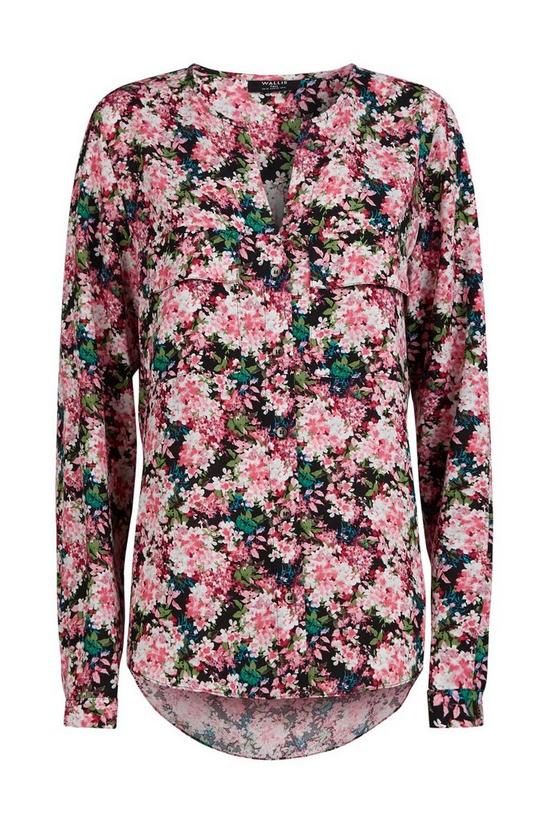 Wallis Tall Pink Floral Button Shirt 5