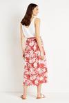 Wallis Tall Shadow Floral Button Through Skirt thumbnail 3