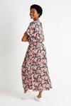 Wallis Tall Pink Floral Midi Dress thumbnail 3