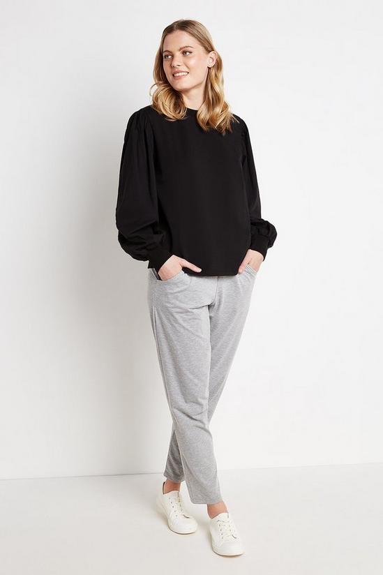 Wallis Contrast Sleeve Sweatshirt 1