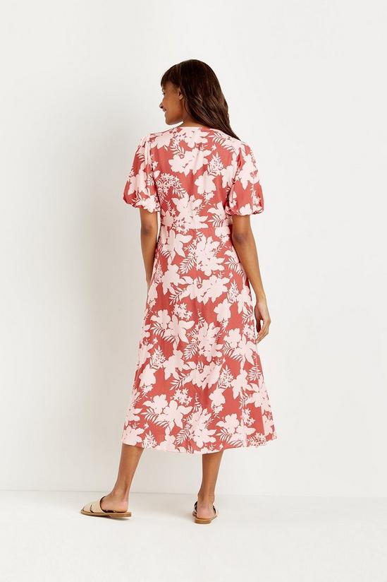 Wallis Shadow Floral Button Through Dress 3