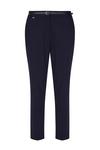 Wallis Navy Belted Cigarette Trousers thumbnail 5