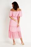 Wallis Tall Pink Check Bardot Dress thumbnail 3