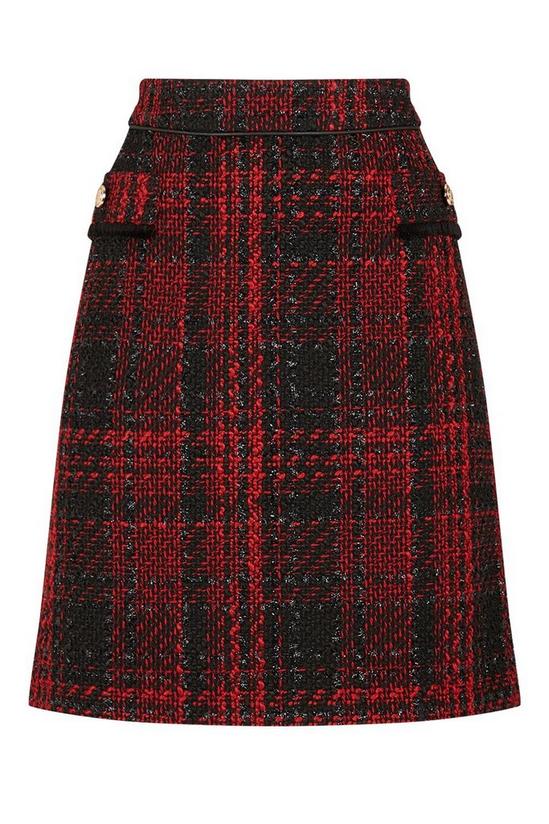 Wallis Red Check Skirt 5