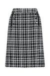 Wallis Tall Mono Check Skirt thumbnail 5