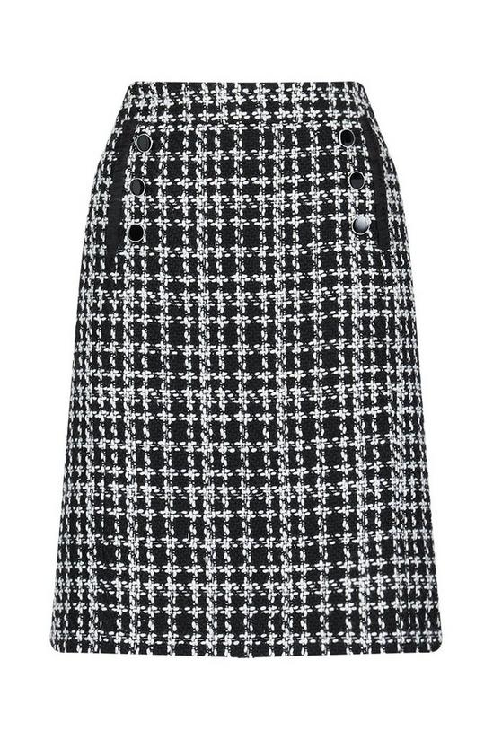 Wallis Tall Mono Check Skirt 5