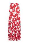 Wallis Red Floral Jersey Maxi Skirt thumbnail 5