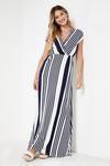 Wallis Ink Stripe Jersey Maxi Dress thumbnail 2