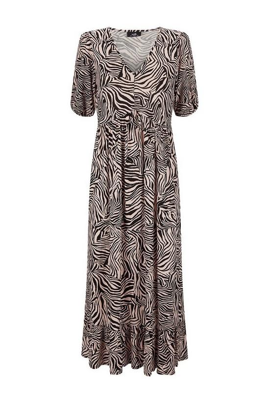 Wallis Zebra Print Jersey Midi Dress 5