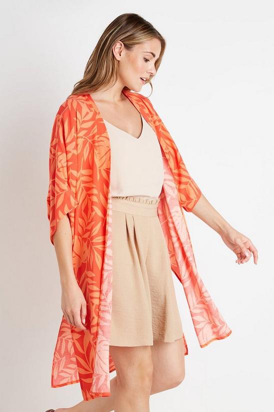 Wallis Red Leaf Cover Up 1