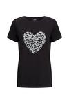 Wallis Leopard Heart T-shirt thumbnail 5