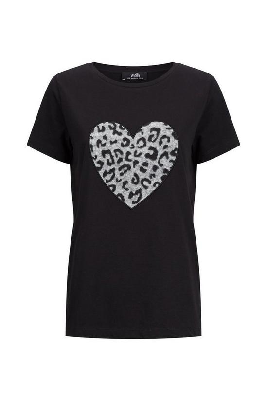 Wallis Leopard Heart T-shirt 5