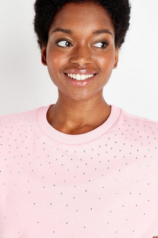 Wallis Pink Hotfix Sweatshirt 4