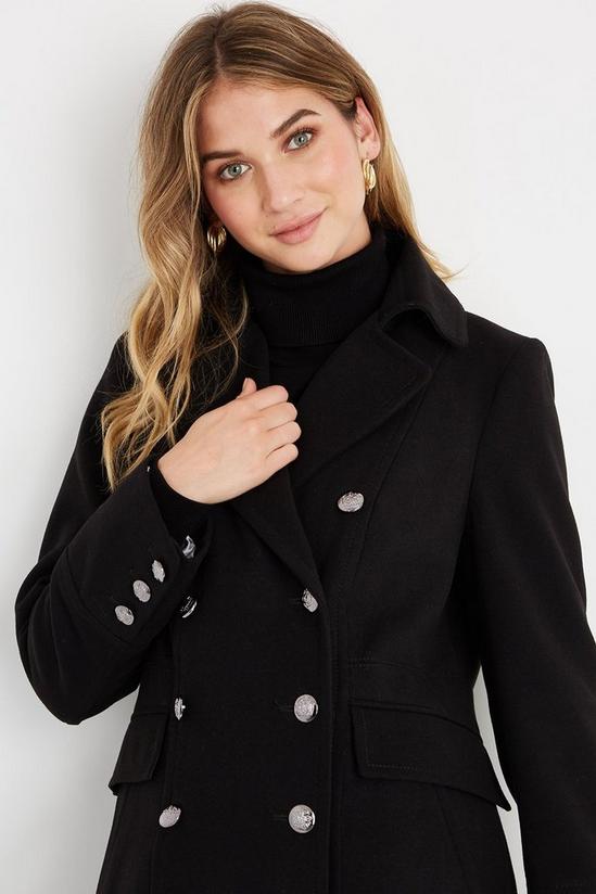 Wallis Tall Double Breasted Military Coat 3