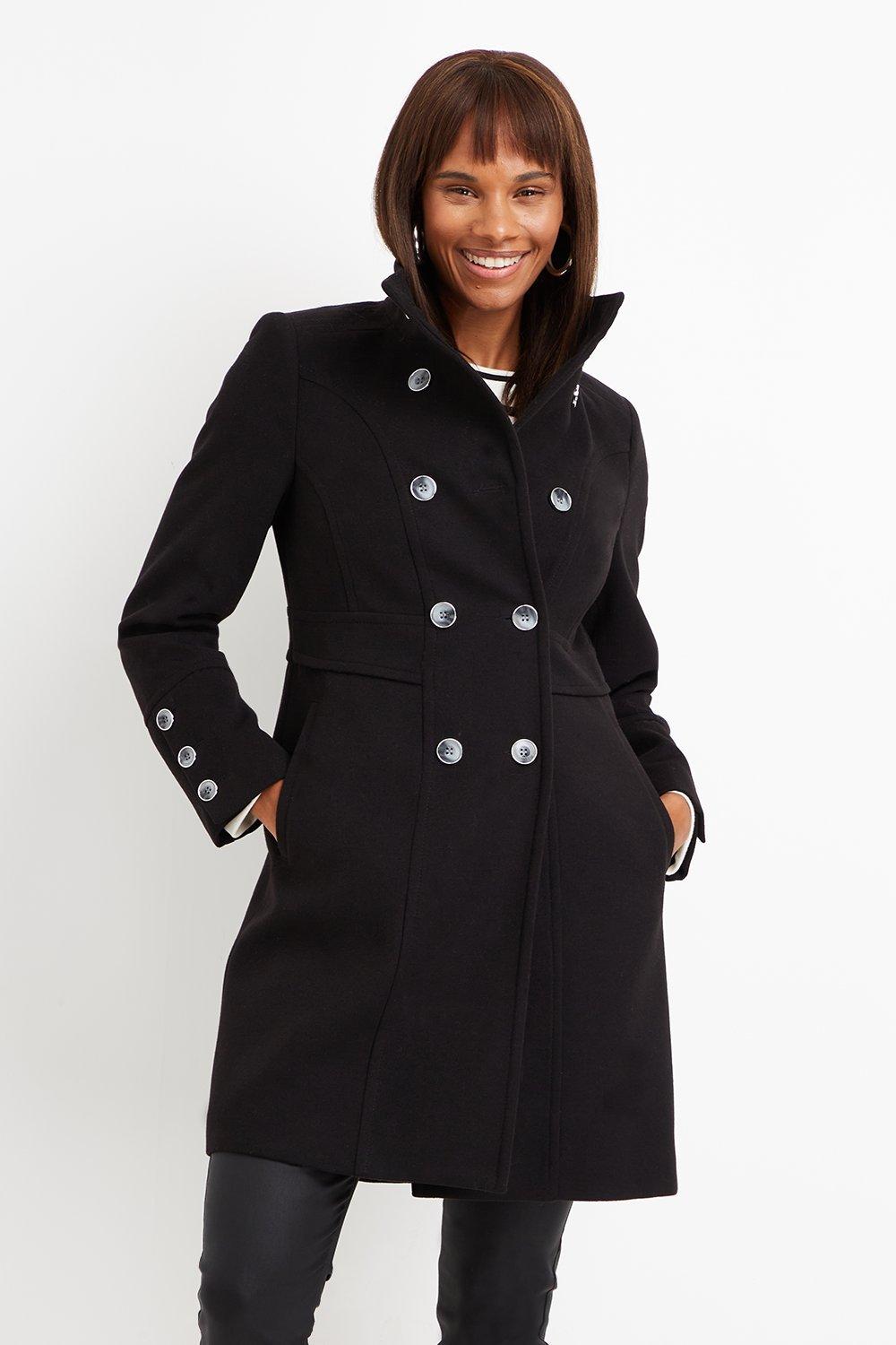 Wallis double breasted on sale coat