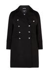 Wallis Curve Double Breasted Military Coat thumbnail 5