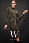 Wallis Metallic Belted Knitted Dress thumbnail 1
