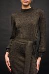 Wallis Metallic Belted Knitted Dress thumbnail 3