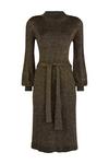 Wallis Metallic Belted Knitted Dress thumbnail 5