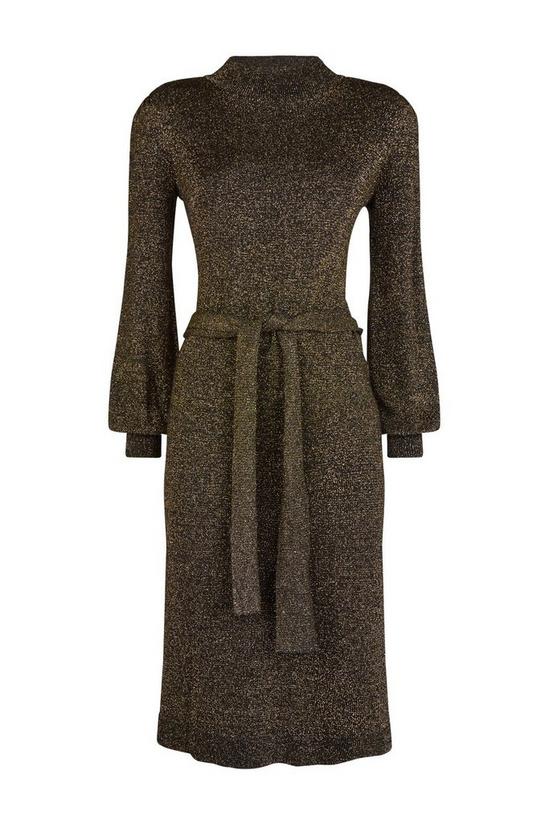 Wallis Metallic Belted Knitted Dress 5