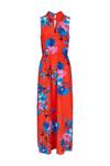 Wallis Red and Blue Floral Halter Dress thumbnail 5