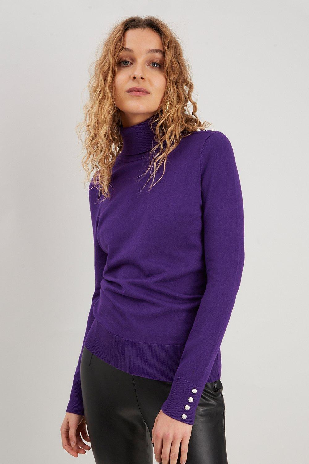 Wallis polo sale neck jumpers