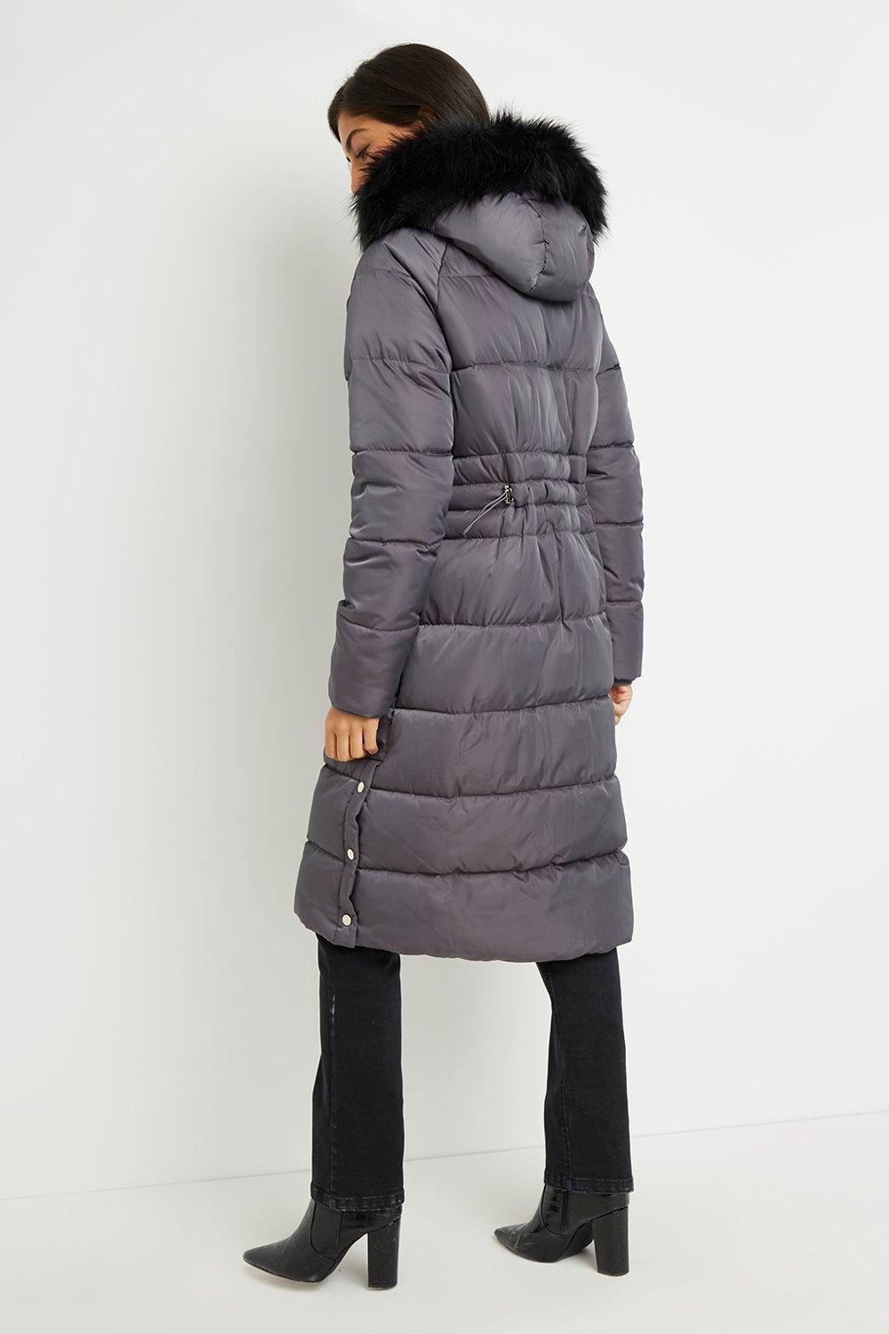 Wallis grey padded on sale coat