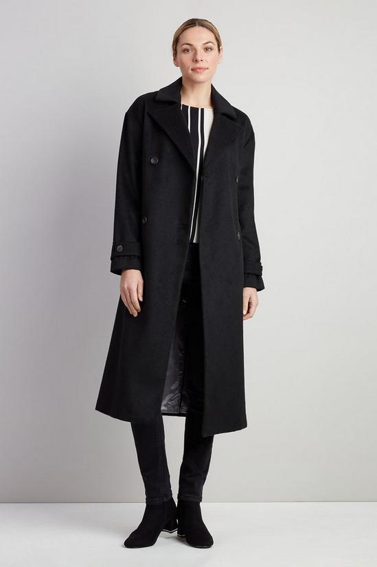 Wallis Double Breasted Belted Coat 2