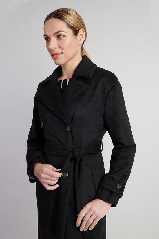 Wallis Double Breasted Belted Coat 4