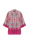 Wallis Pink Paisley Border Kimono Jacket thumbnail 5