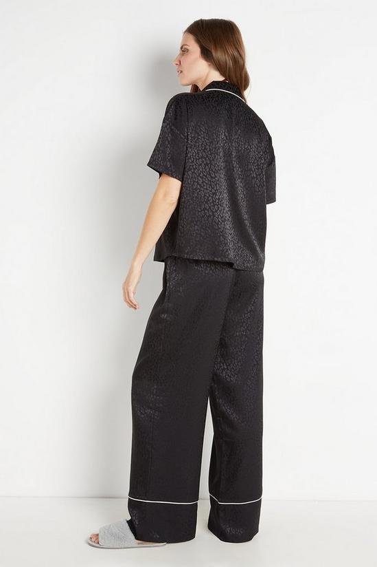 Wallis Jacquard Contrast Pyjama Set 3